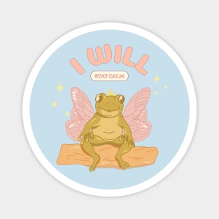 Keep Calm Frog Toad Fairy Fairytale Fantasy Fairy Tale Magnet